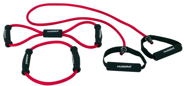 Bild von Hudora Fitness-Expanderset 3-teilig, rot