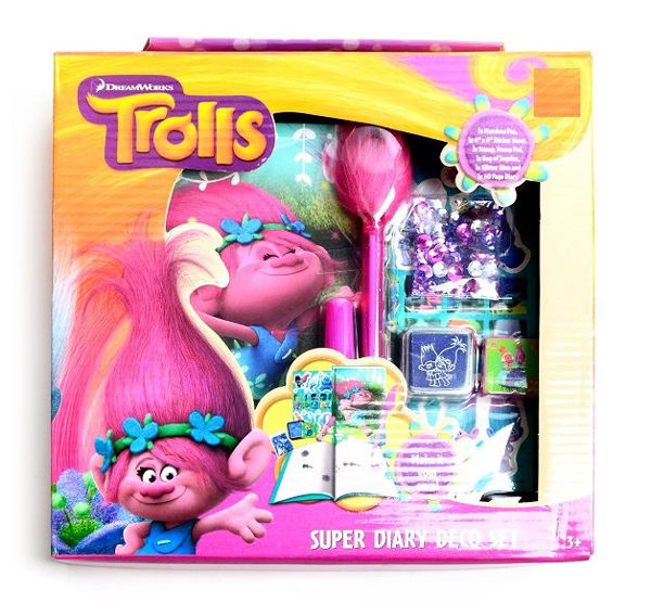 Bild von TROLLS DIY Tagebuchset in Box