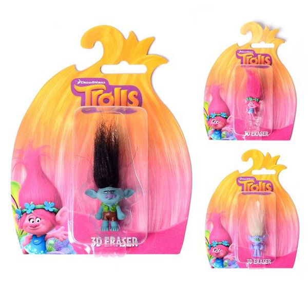 Bild von TROLLS 3D Radiergummi