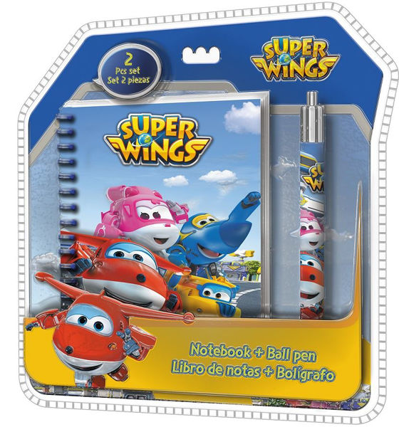 Bild von SUPER WINGS Notizbuch + Stift