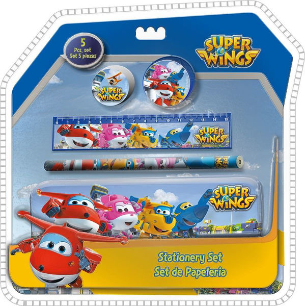 Bild von SUPER WINGS Schreibset inkl. Aufbewahrungsbox für Stifte