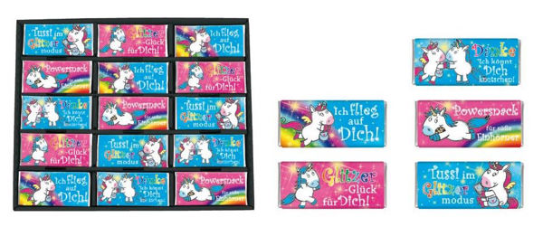 Bild von Einhorn Minischokolade