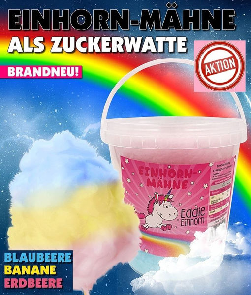 Bild von Einhorn Mähne-Zuckerwatte