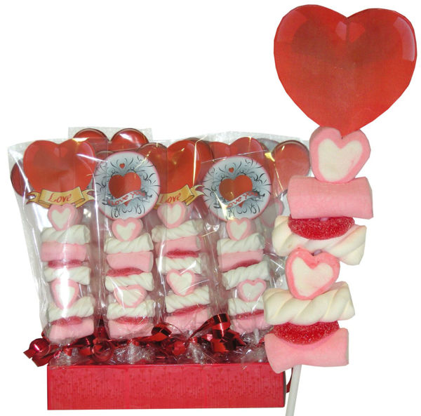 Bild von Marshmallow "Heart Kebab"