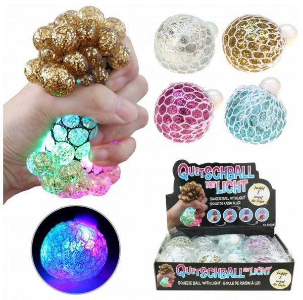 Bild von LED-Glitzer Quetschball