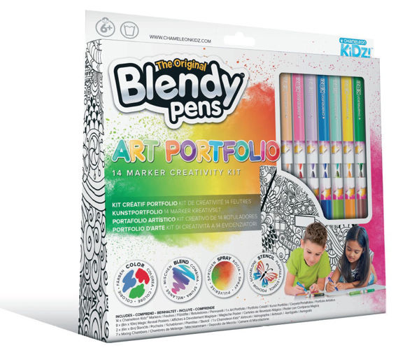 Bild von BLENDY PENS -  Art Portfolio 14 Color Creativity Kit