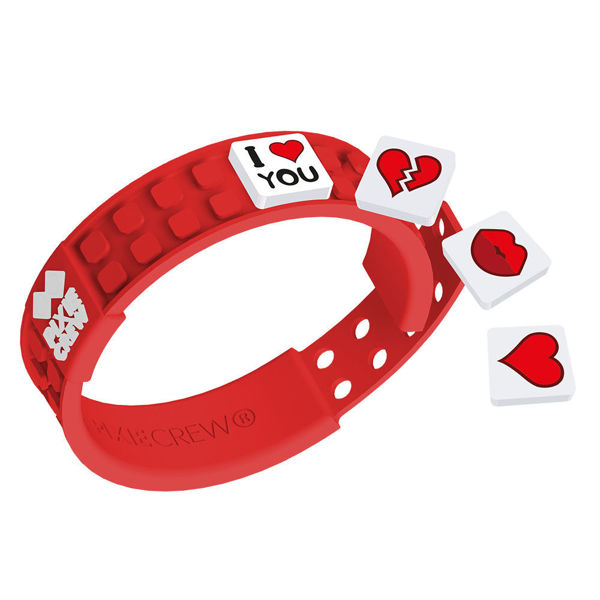 Bild von Pixie Crew - Armband, rot, Love