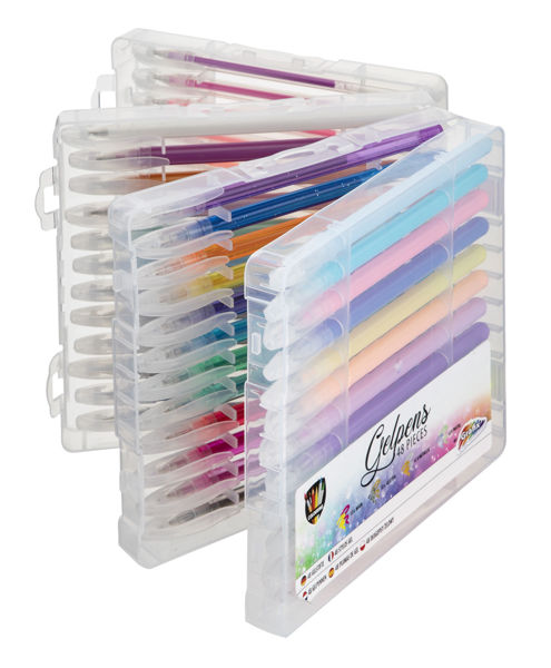 Bild von Gelstifte-Set, 48 Stück in Aufbewahrungsbox