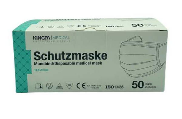 Bild von Kingfa OP Maske Typ IIR, 50er Pack