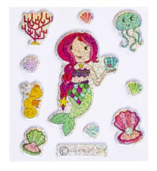 Hobbyfun 3D Sticker XXL Meerjungfrau - 30x30 Cm Bogen Für Wanddeko