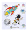 Bild von Stickerbogen SPACE