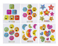 Zeige Details für Stickerbogen Glitter-Rainbow FACES Bild von Stickerbogen Glitter-Rainbow FACES