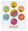 Bild von Stickerbogen Glitter-Rainbow FACES