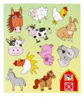 Bild von Stickerbogen FARM TIERE