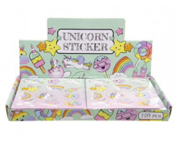 Bild von Stickerbogen UNICORN