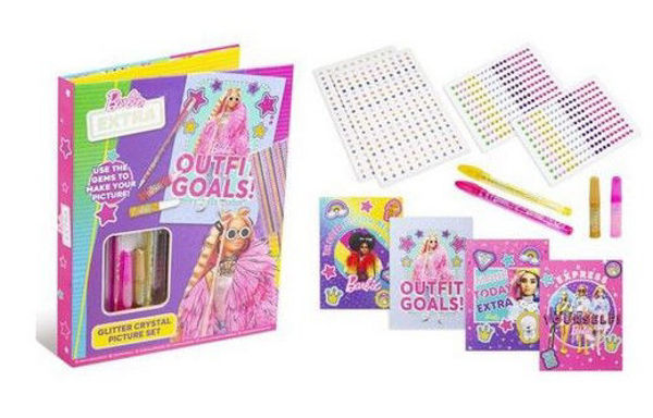 Bild von BARBIE EXTRA GLITTER CRYSTAL PICTURE SET