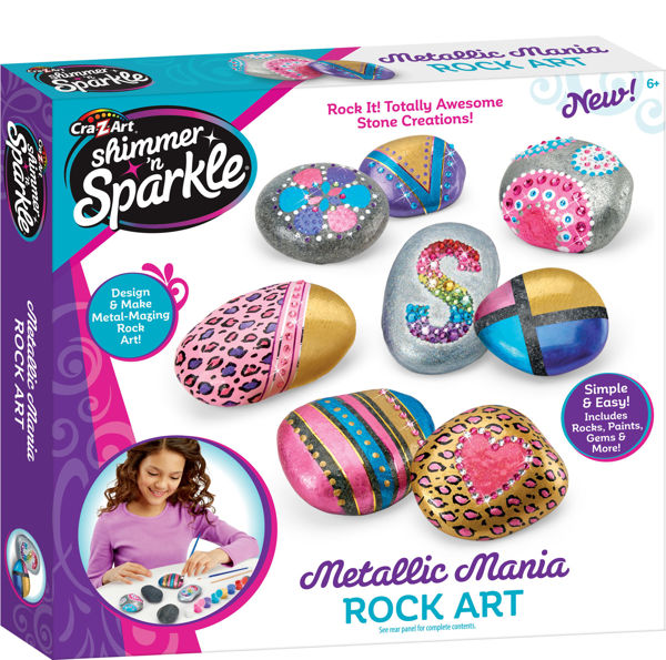 Bild von Shimmer ‘n Sparkle Metallic Mania Rock Art