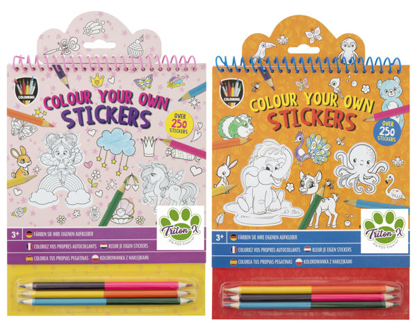 Bild von Malbuch: Colour your own Stickers