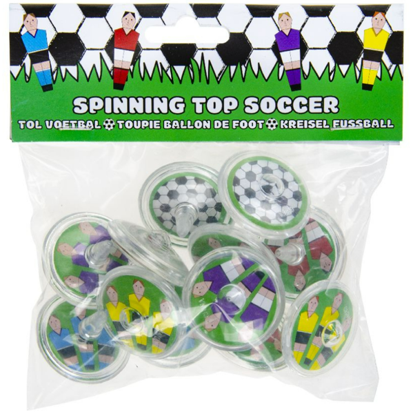 Bild von 12er Pack Kreisel  FUSSBALL