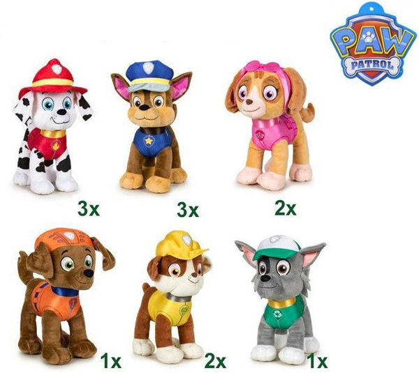 Bild von PAW PATROL Plüsch Mix, 19cm