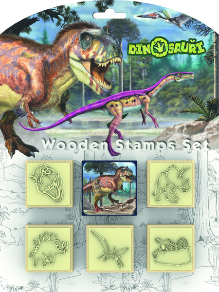 Bild von DINO Stempelset 5+1