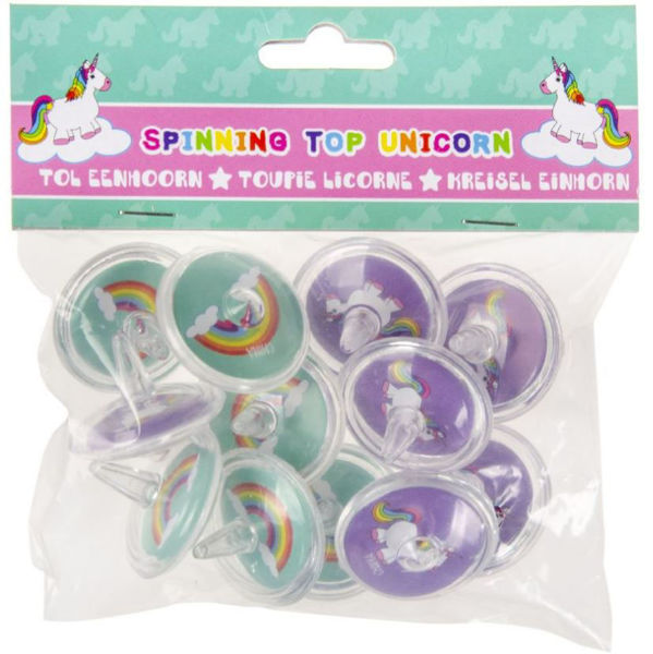 Bild von 12er Pack Kreisel  EINHORN