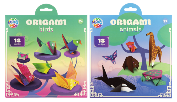 Bild von Origami Set birds/animals - Origami Set Vögel/Tiere