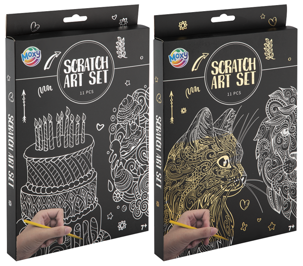 Bild von 11teiliges Scratch Set A4