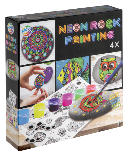 Bild von Neon Rock Painting