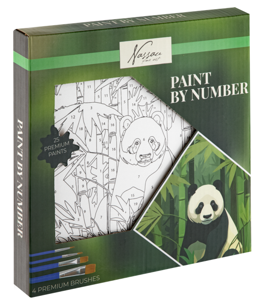 Bild von Paint by Number Panda