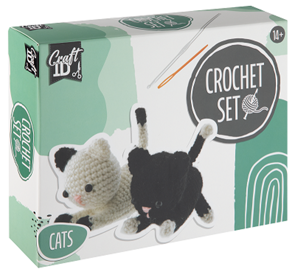 Bild von Crochet Kit CATS, 2er Pack