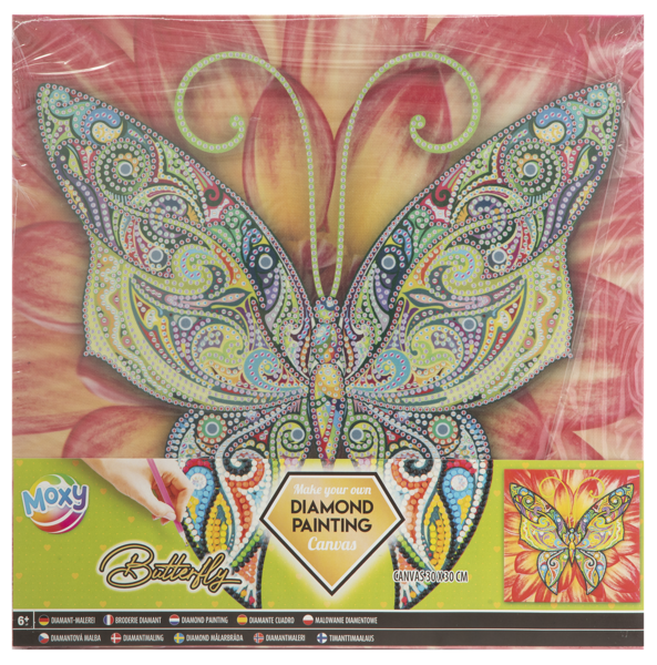 Bild von Diamond Painting on Canvas Butterfly