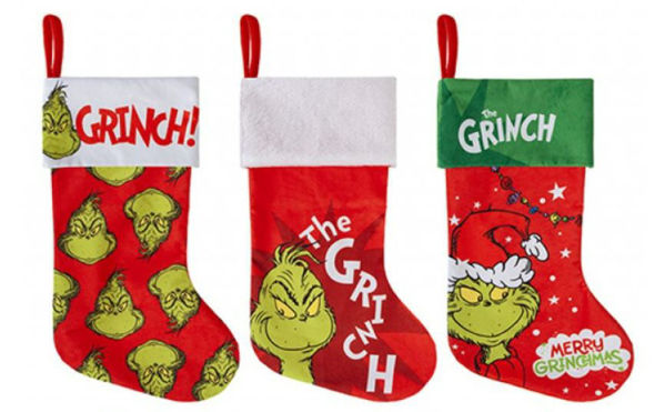 Bild von XXL Grinch Weihnachtssocke 46cm