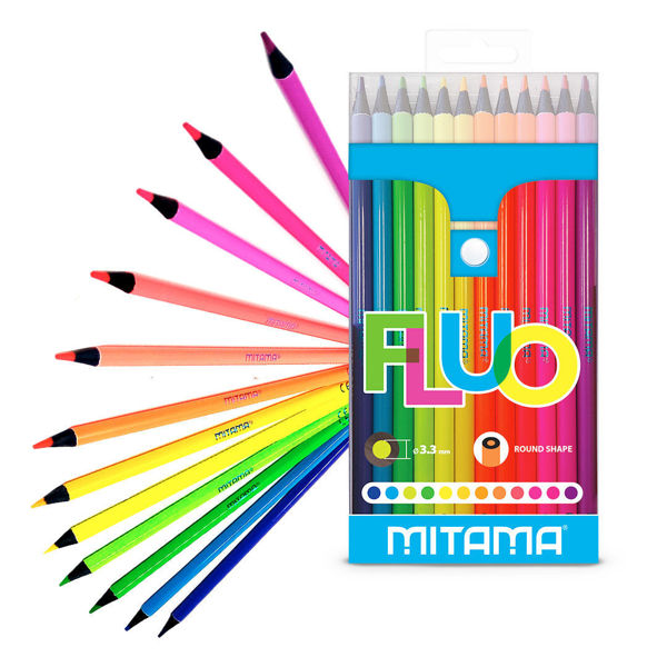 Bild von 12-er Pack Buntstifte FLUO COLOUR
