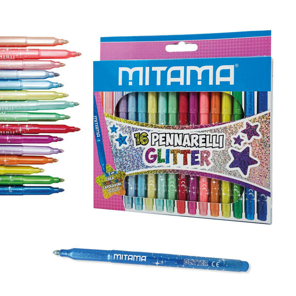 Bild von 16-er Pack SUPER GLITTER Filzstifte