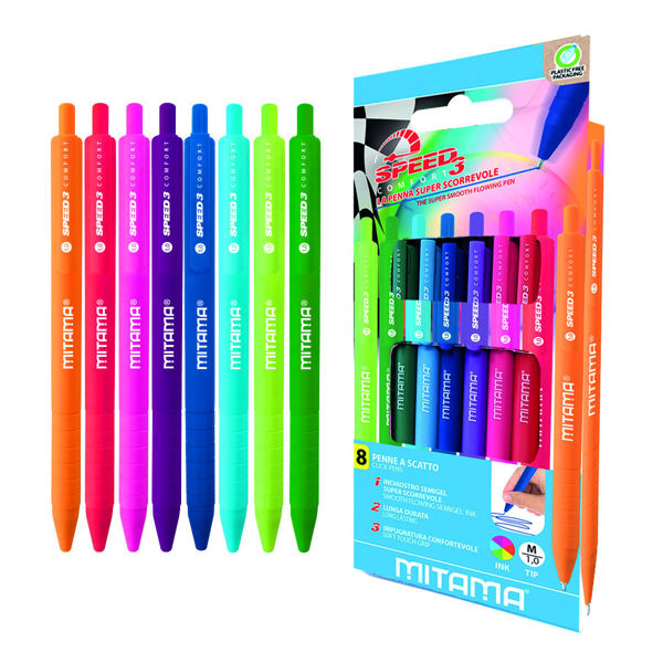 Bild von 8-er Pack GEL-Tintenschreiber, farbig