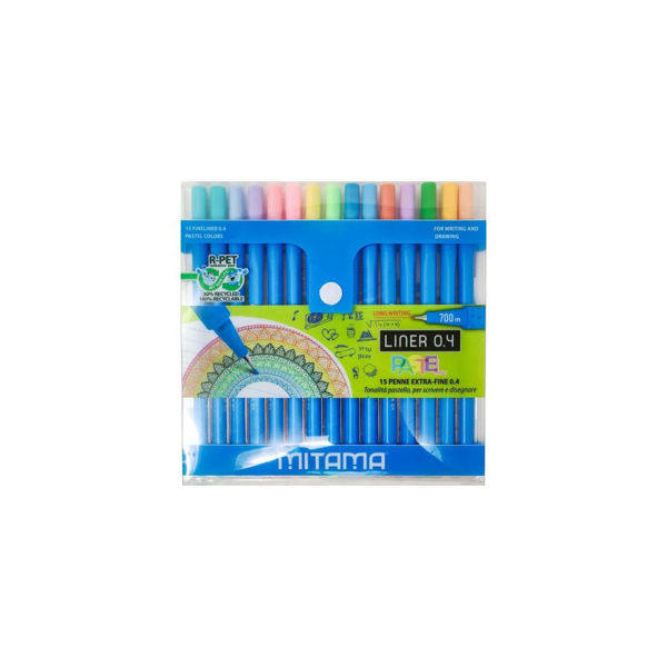Bild von 15-er Pack Fineliner 0.4 PASTEL COLORS