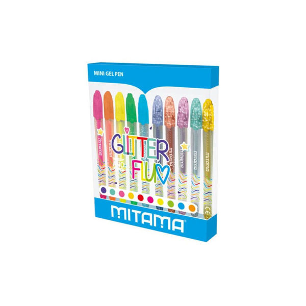 Bild von 10-er Pack MINI GEL GLITTER & NEON PEN