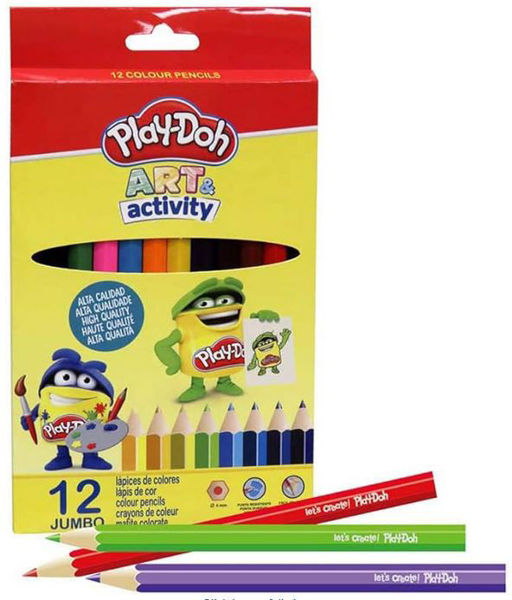 Bild von PLAY DOH 12 Colors Jumbo Colour Pencil in Box