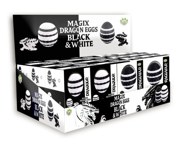 Bild von MagiX Dragon Eggs BLACK & WHITE