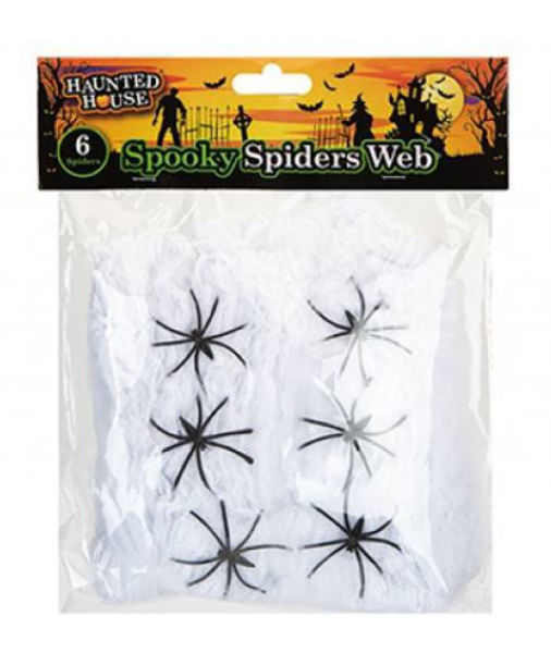 Bild von Spinnennetz Jumbo mit 6 Spinnen