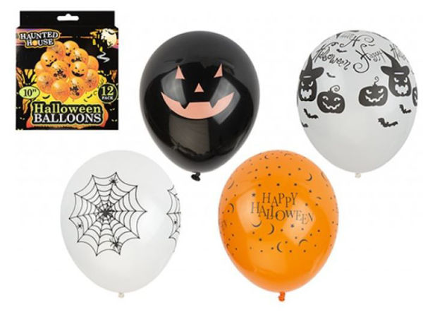 Bild von 12er Pack Halloween-Luftballons