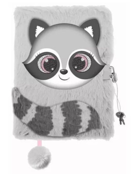 Bild von Plüsch-Tagebuch Waschbär