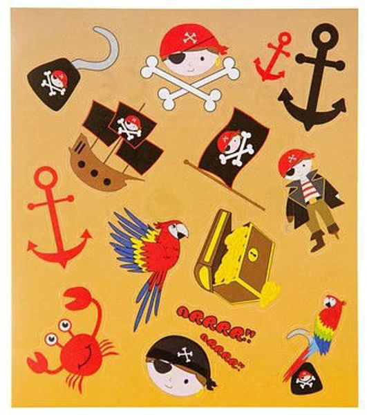 Bild von Stickerbogen PIRAT