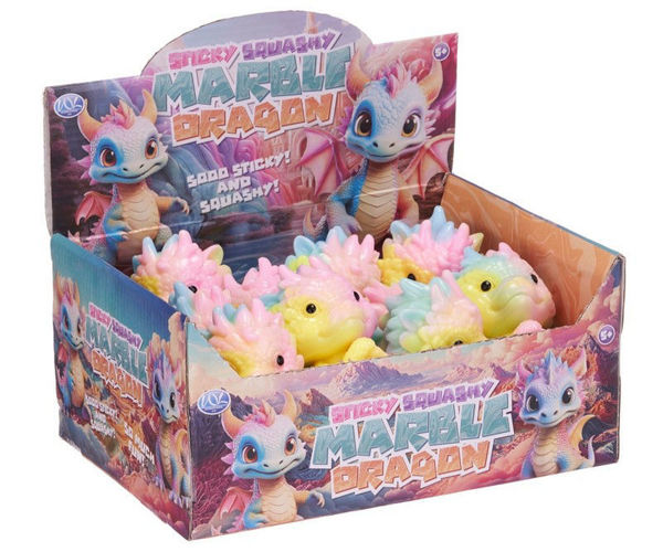 Bild von Sticky Squishy Marble Dragon 12cm