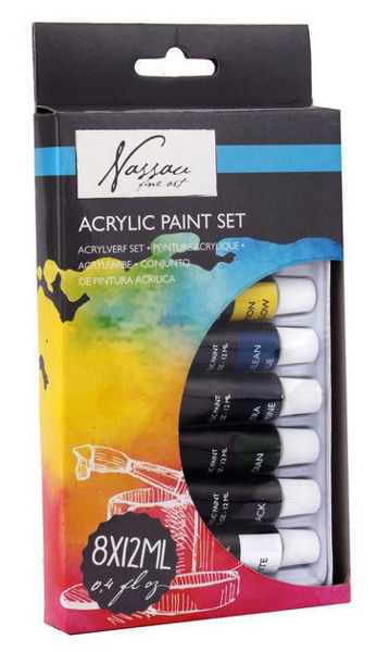 Bild von Acrylfarben - Set im 8er Pack
