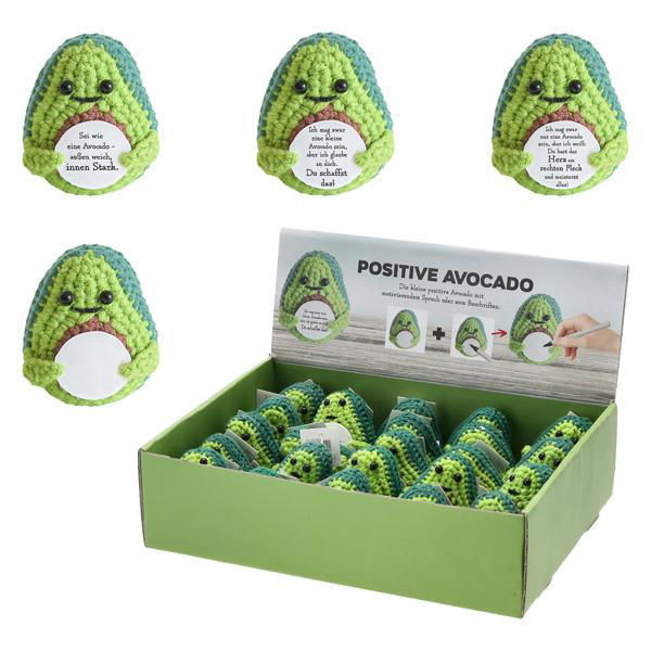 Bild von Positive Avocado, Häkelavocado, ca.8cm