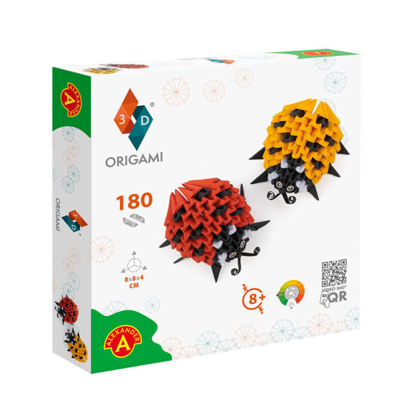 Bild von ORIGAMI 3D Ladybugs - ORIGAMI 3D Marienkäfer 2er Pack