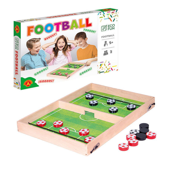 Bild von Fußball-Spiel aus Holz