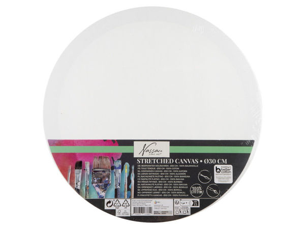Bild von Leinwand rund - CANVAS ROUND, Ø30CM